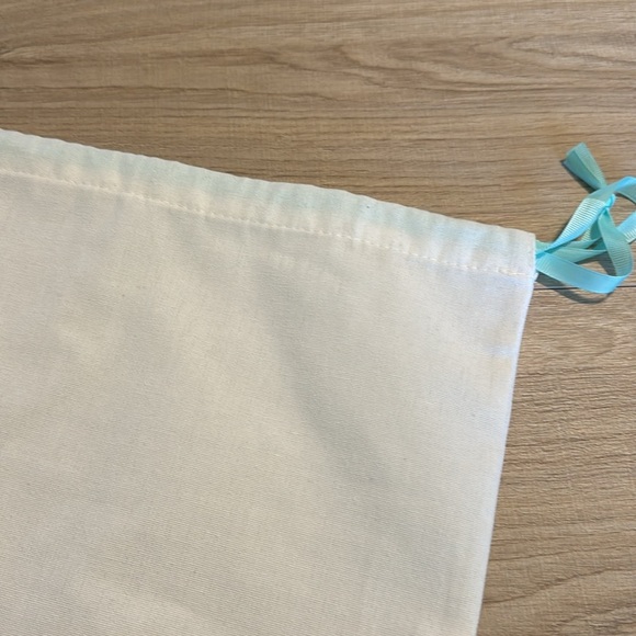 Bitty Green Drawstring Canvas Dust Bag - Picture 3 of 4